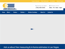 Tablet Screenshot of blindwholesaler.com